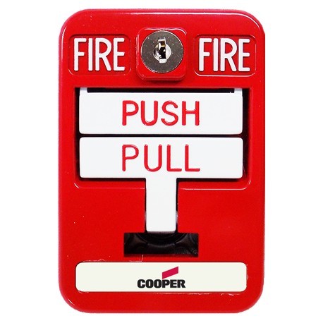 Pull Station, SPST Single Action, Metal Body with Original Back Box